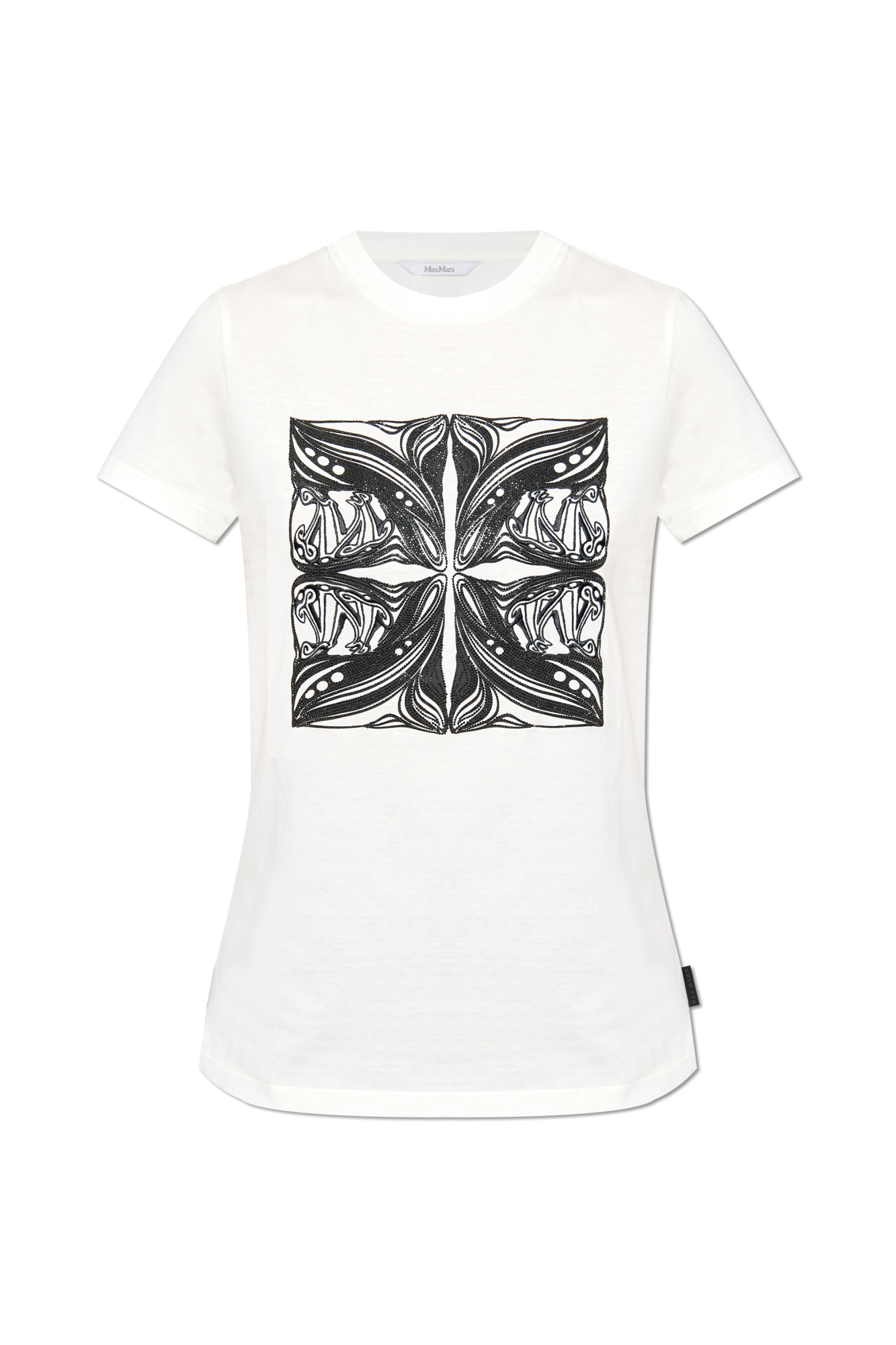 White Printed T-shirt Max Mara - Vitkac Canada
